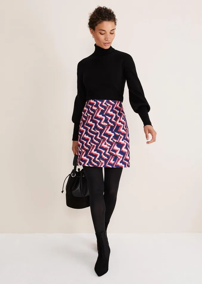 Women Phase Eight Skirts Dorothy Mini Skirt Pinkblue
