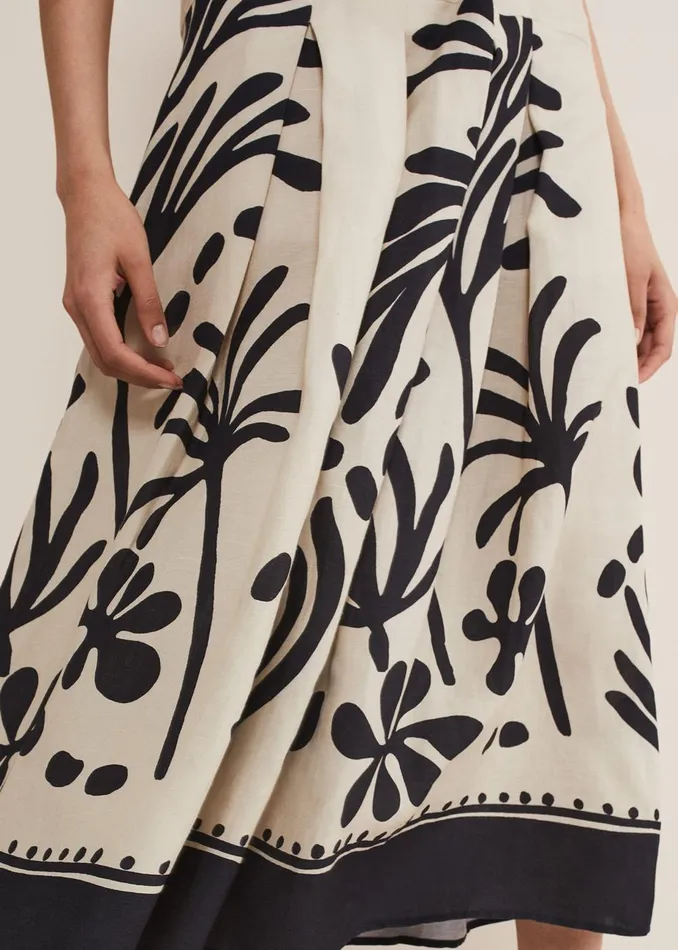Women Phase Eight Skirts Nava Maxi Skirt Blackecru