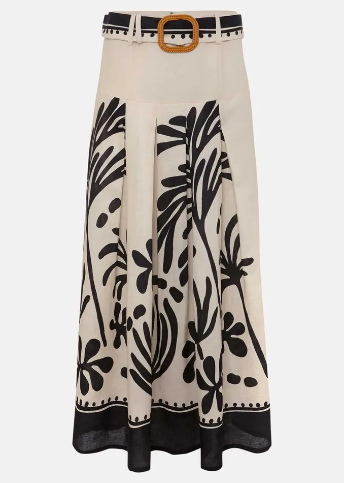 Women Phase Eight Skirts Nava Maxi Skirt Blackecru