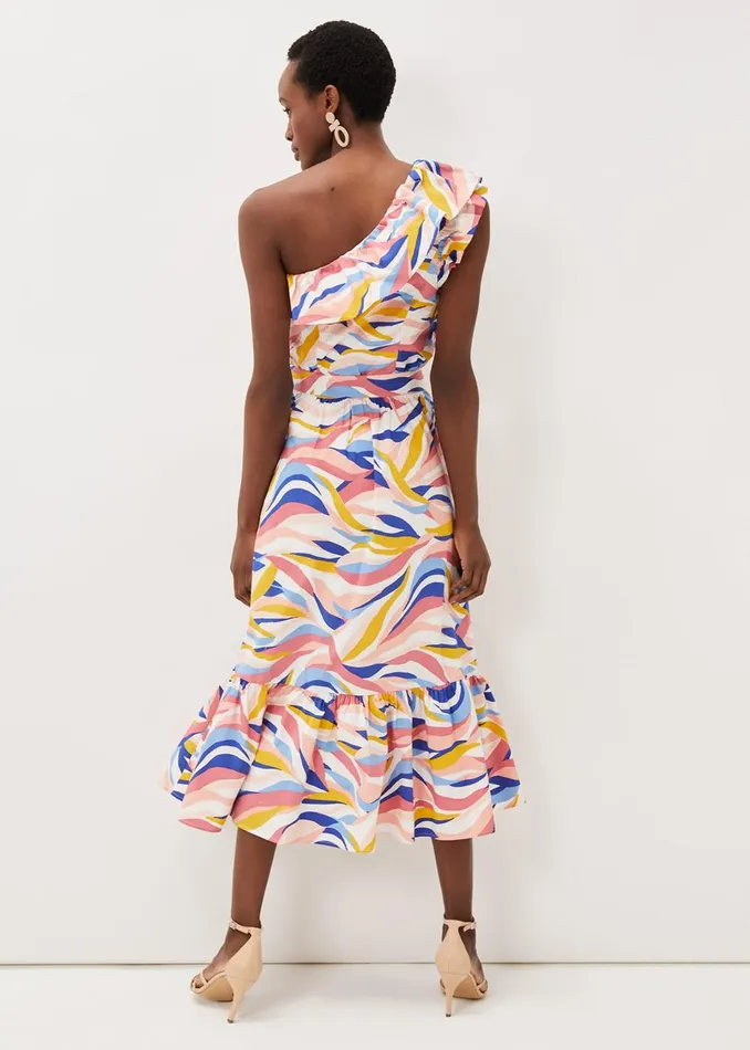 Women Phase Eight Skirts Tyra Wave CoOrd Midi Skirt Multicoloured