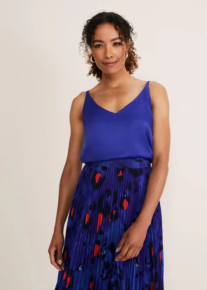 Women Phase Eight Tops and TShirts Alanis Cami Top Cobalt