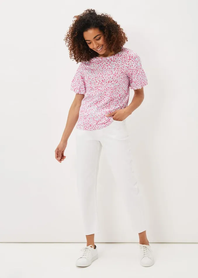 Women Phase Eight Tops and TShirts Alivia Cotton Top Multicoloured