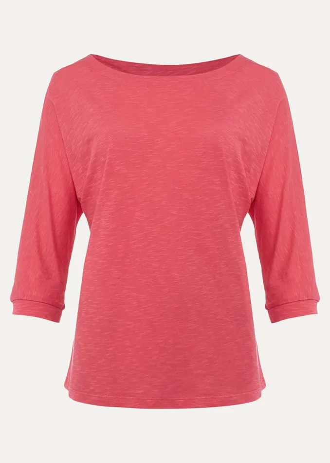 Women Phase Eight Tops and TShirts Belle Scoop Neck Top Pink
