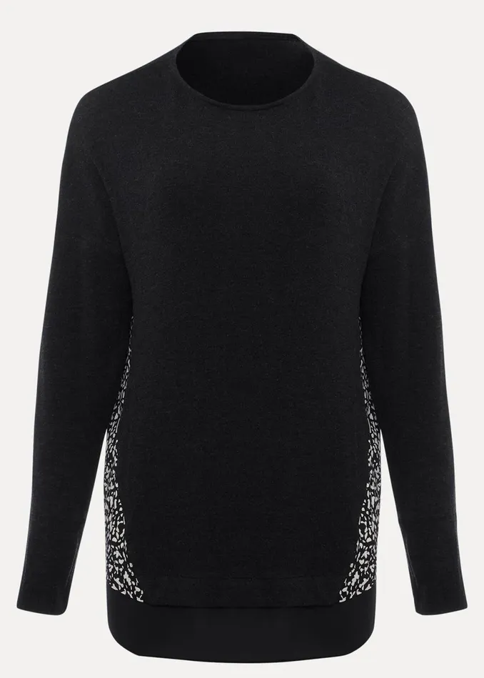 Women Phase Eight Tops and TShirts Bregitta Front Seam Top Blackivory