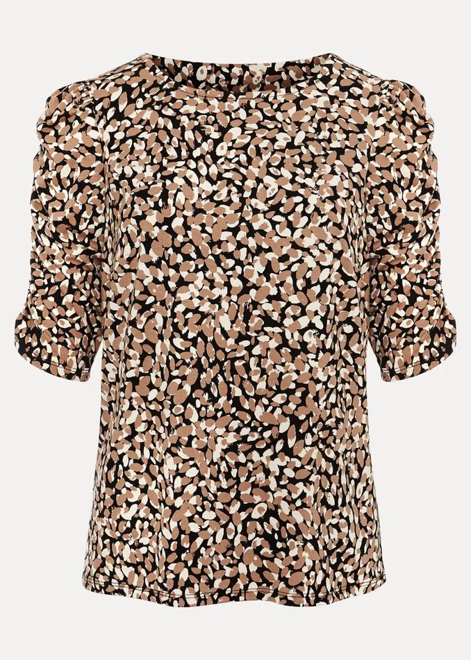 Women Phase Eight Tops and TShirts Brooke Print Top Multicoloured