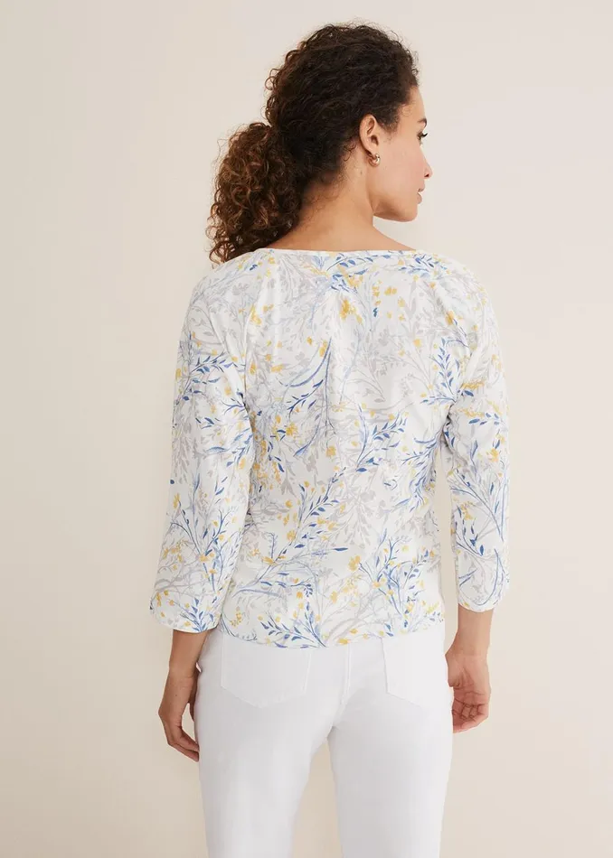 Women Phase Eight Tops and TShirts Candie Watercolour Top Multicoloured