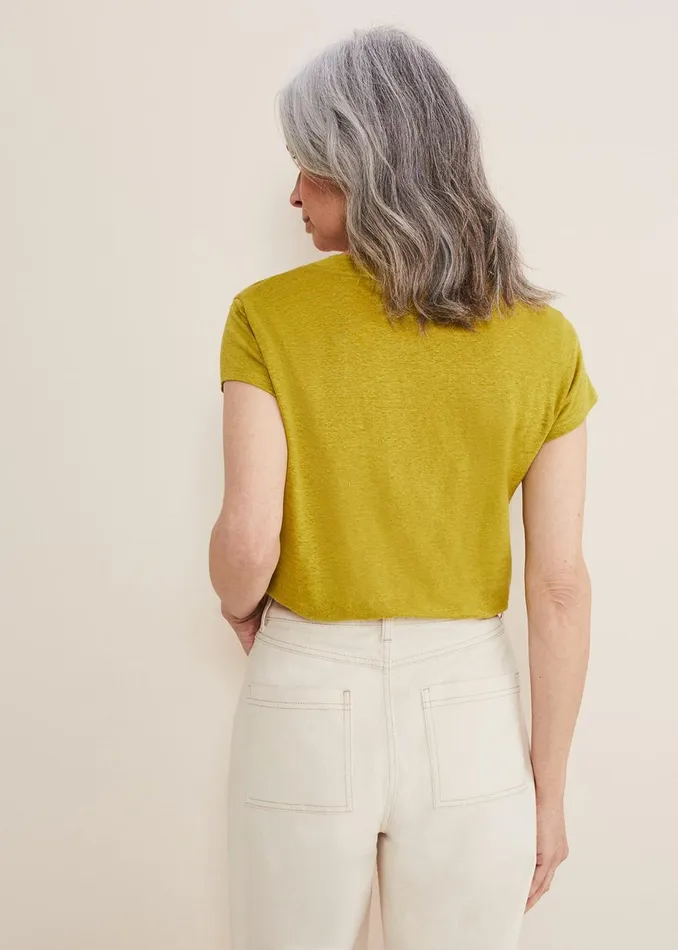 Women Phase Eight Tops and TShirts Emera V Neck Top Lime