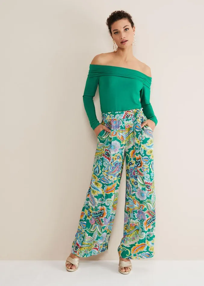Women Phase Eight Tops and TShirts Emili Bardot Top Green