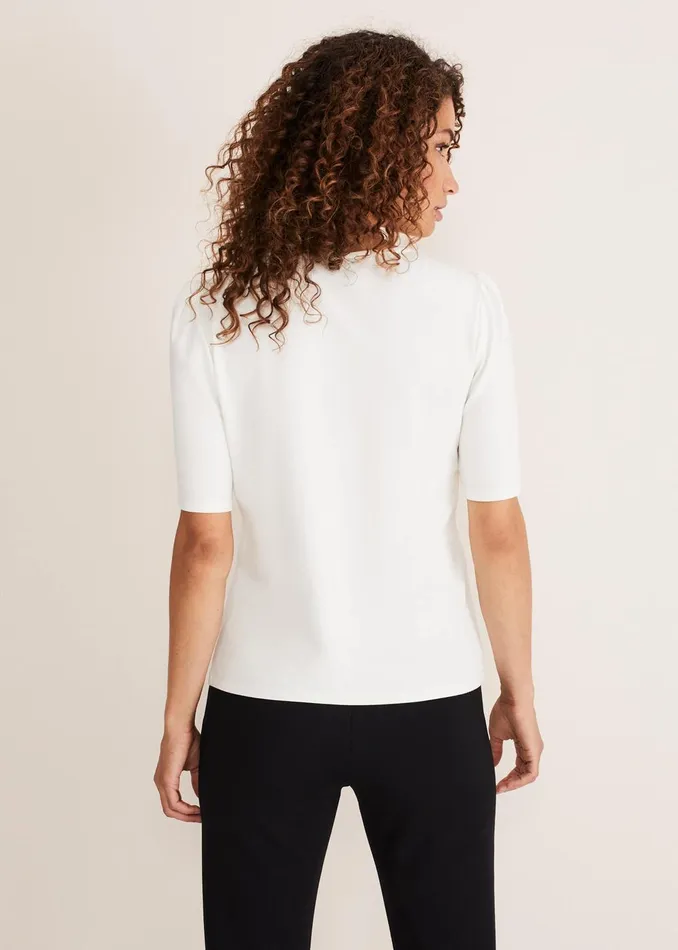 Women Phase Eight Tops and TShirts Kailee Eyelet Top Ivory