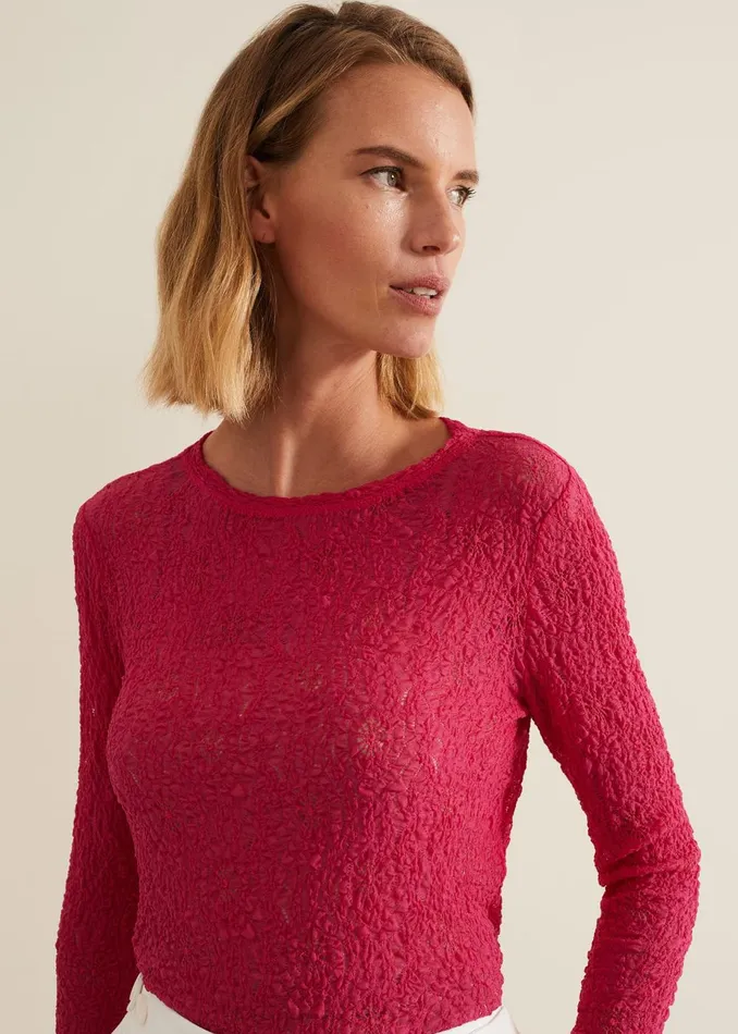 Women Phase Eight Tops and TShirts Lainey Lace Top Pink