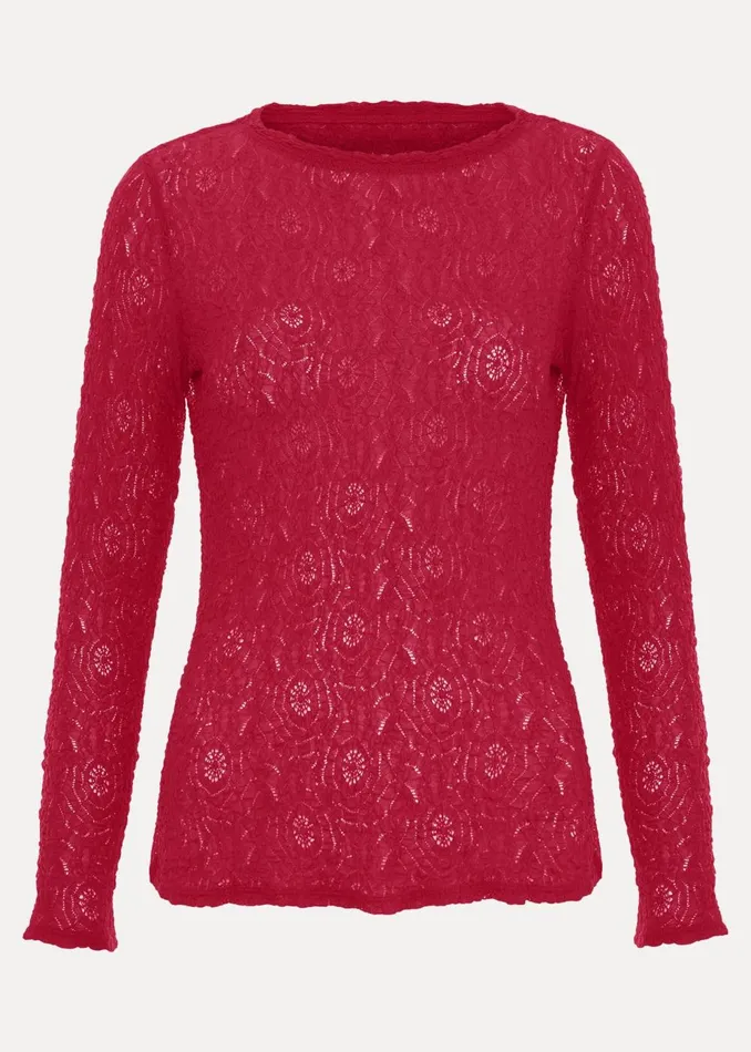 Women Phase Eight Tops and TShirts Lainey Lace Top Pink