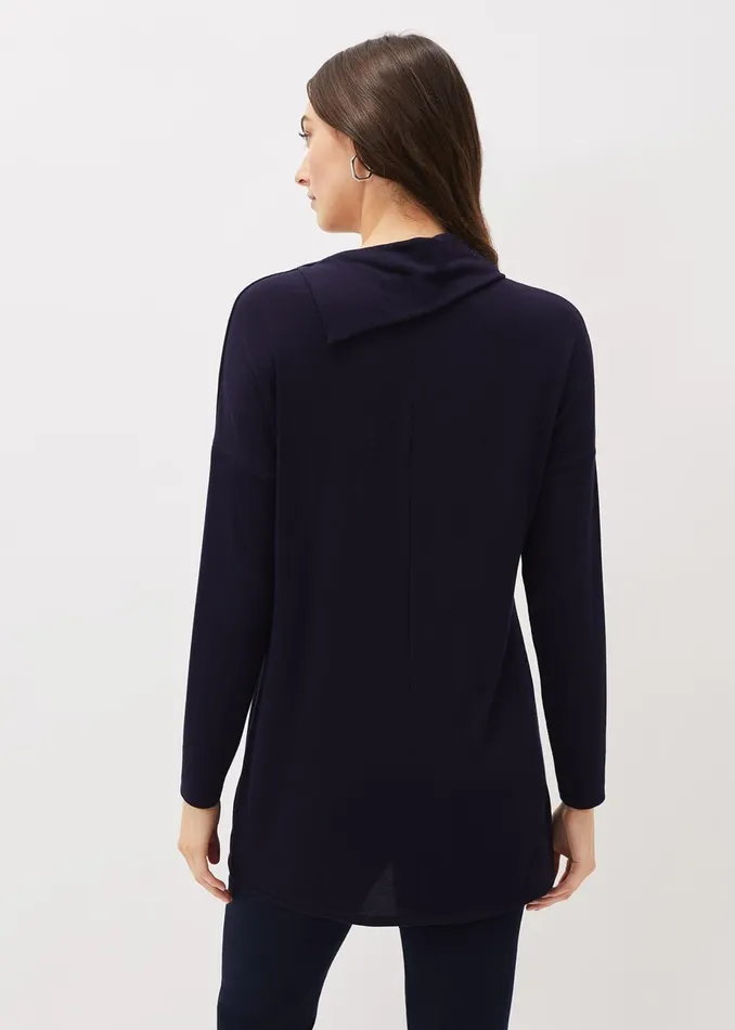 Women Phase Eight Tops and TShirts Marga Longline Top Navy