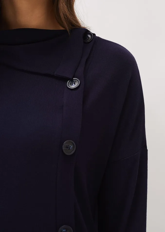 Women Phase Eight Tops and TShirts Marga Longline Top Navy