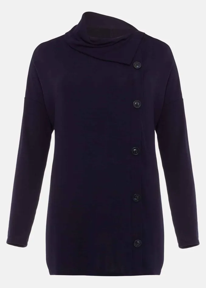 Women Phase Eight Tops and TShirts Marga Longline Top Navy