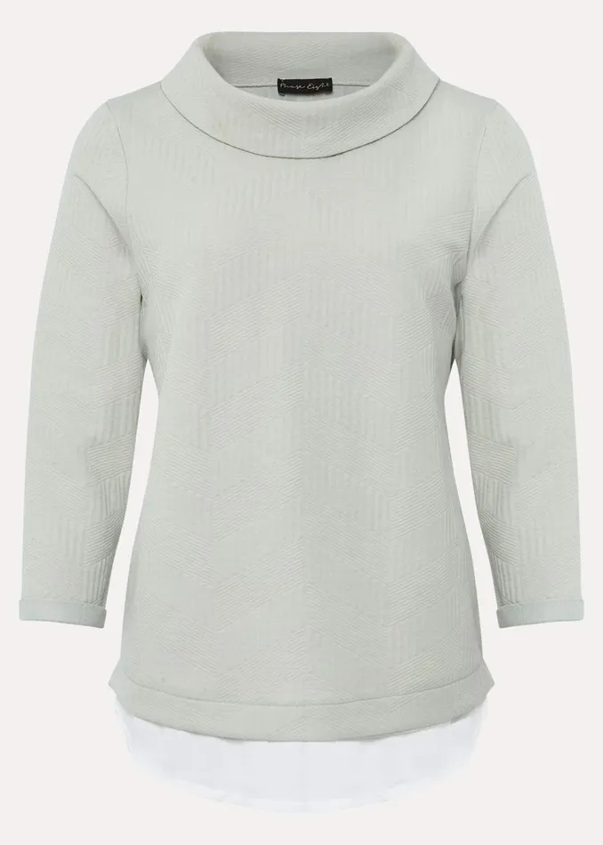 Women Phase Eight Tops and TShirts Mica Textured Top Sage
