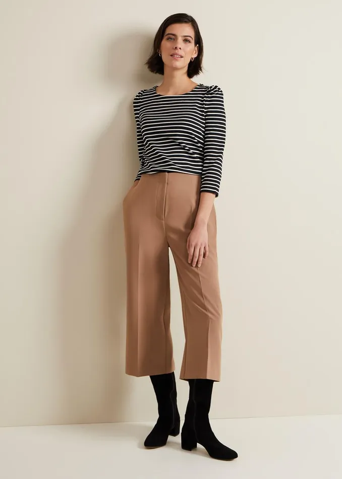 Women Phase Eight Tops and TShirts Orabella Stripe Top Navy