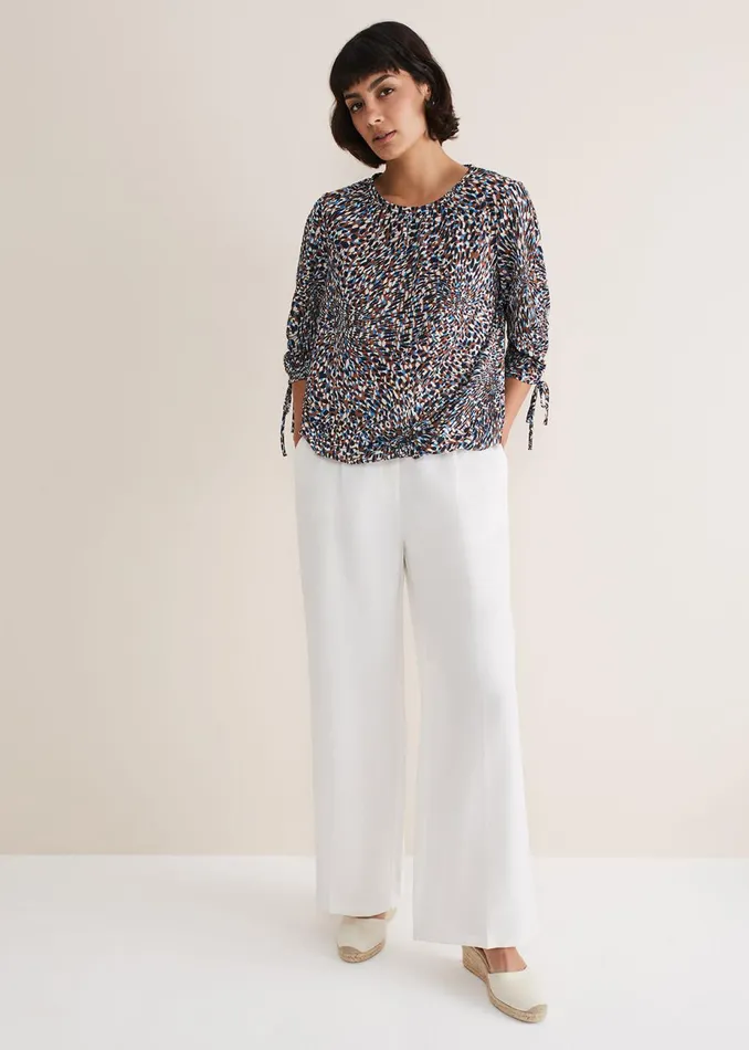 Women Phase Eight Tops and TShirts Rosalind Printed Top Multicoloured