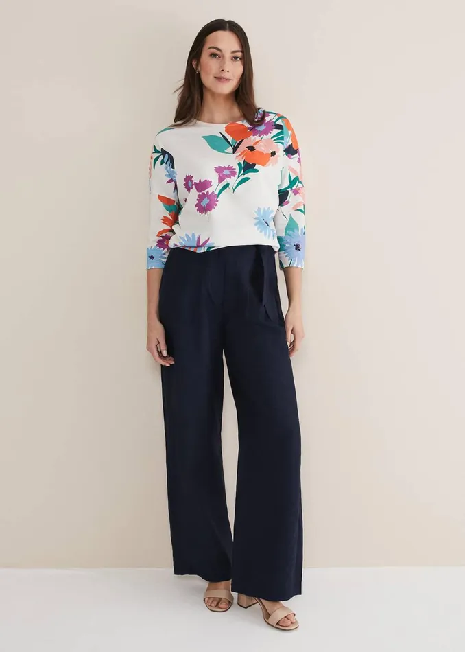 Women Phase Eight Tops and TShirts Ryley Floral Top Multicoloured