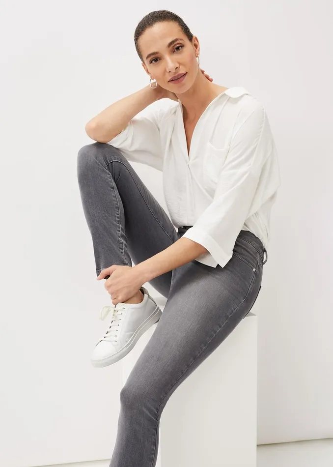 Women Phase Eight Trousers Aida Skinny Jean Grey