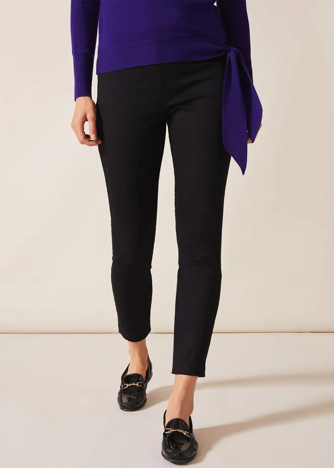 Women Phase Eight Trousers Amina Denim Skinny Jegging Black