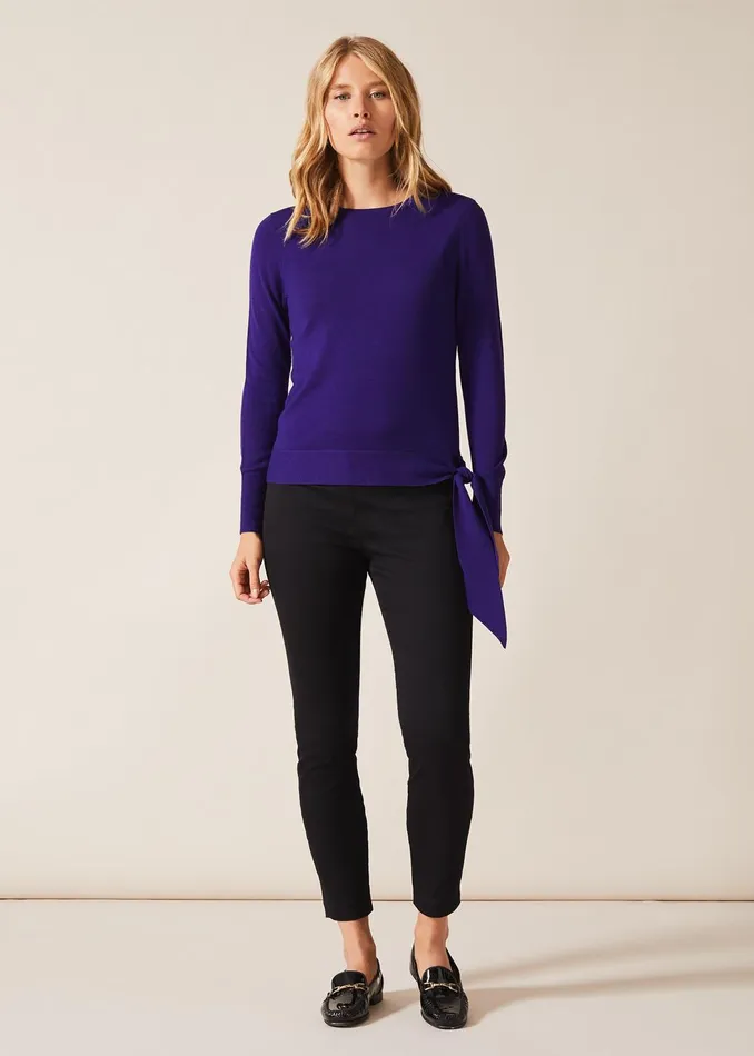Women Phase Eight Trousers Amina Denim Skinny Jegging Black