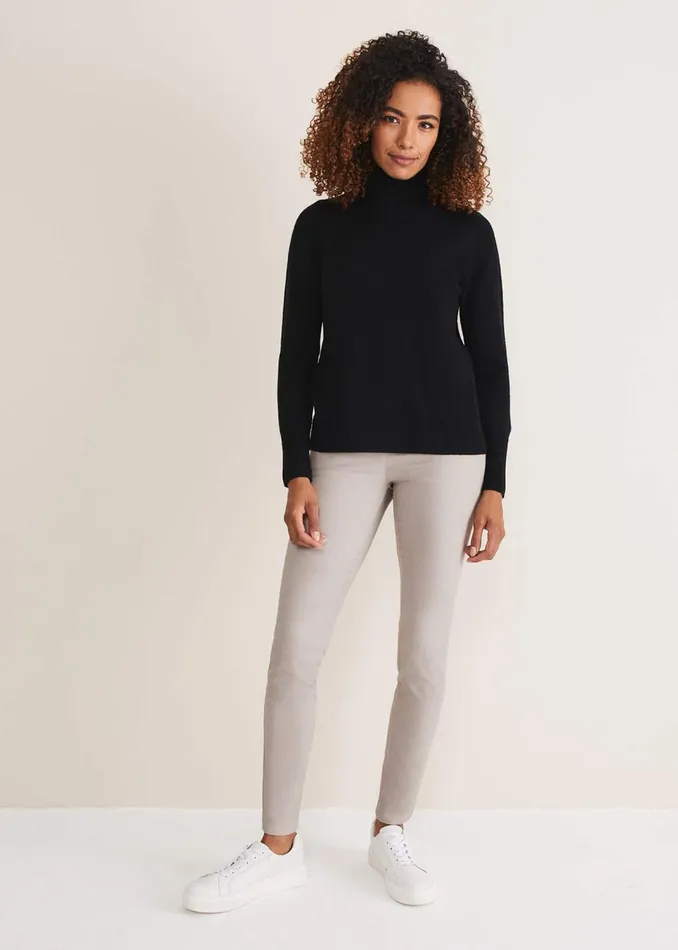 Women Phase Eight Trousers Amina Jegging Mushroom