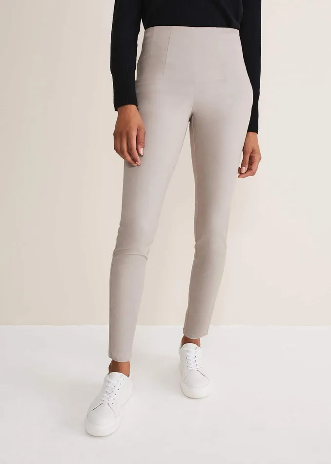 Women Phase Eight Trousers Amina Jegging Mushroom
