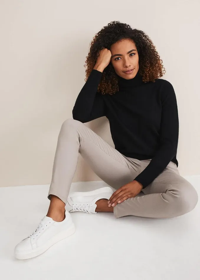 Women Phase Eight Trousers Amina Jegging Mushroom