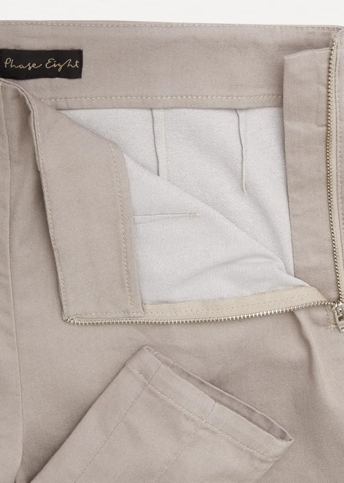 Women Phase Eight Trousers Amina Jegging Mushroom