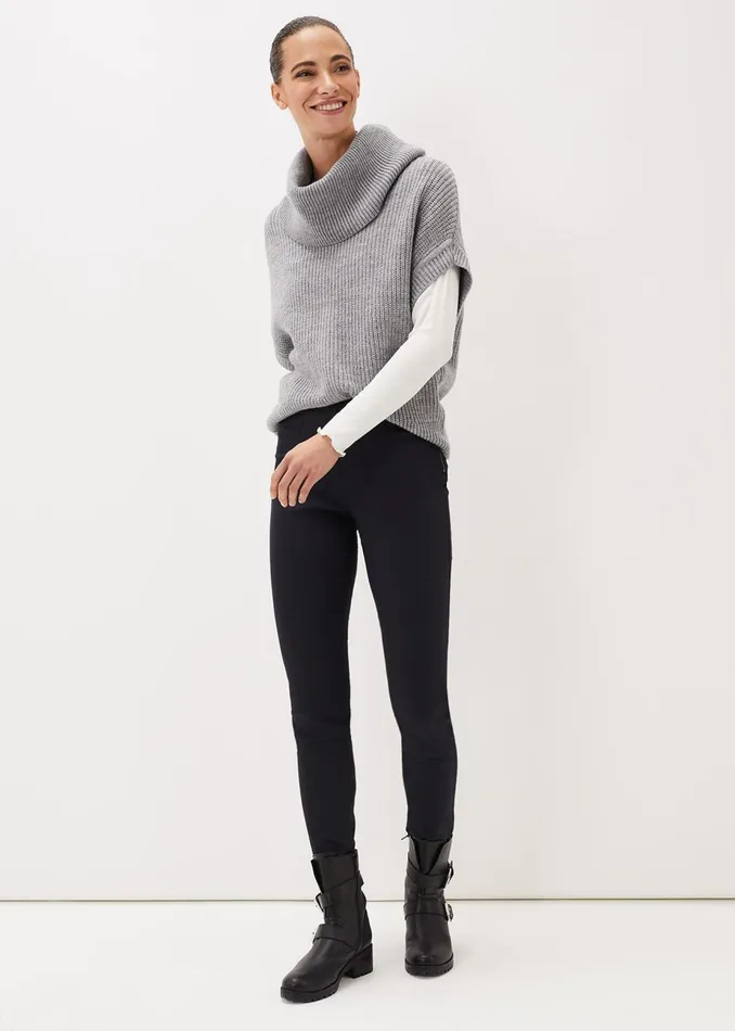 Women Phase Eight Trousers Amina Skinny Jeggings Charcoal