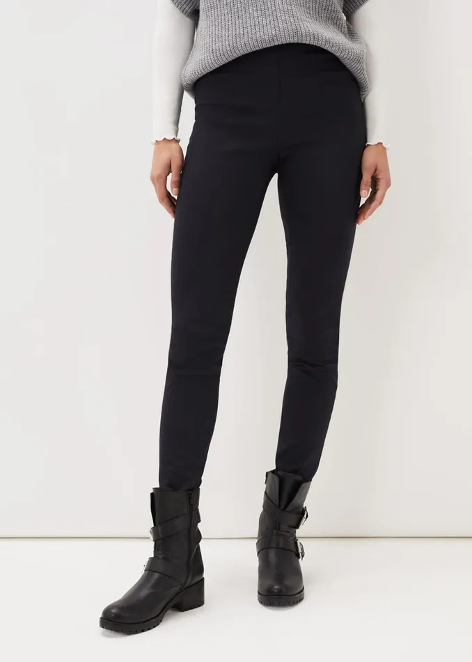 Women Phase Eight Trousers Amina Skinny Jeggings Charcoal