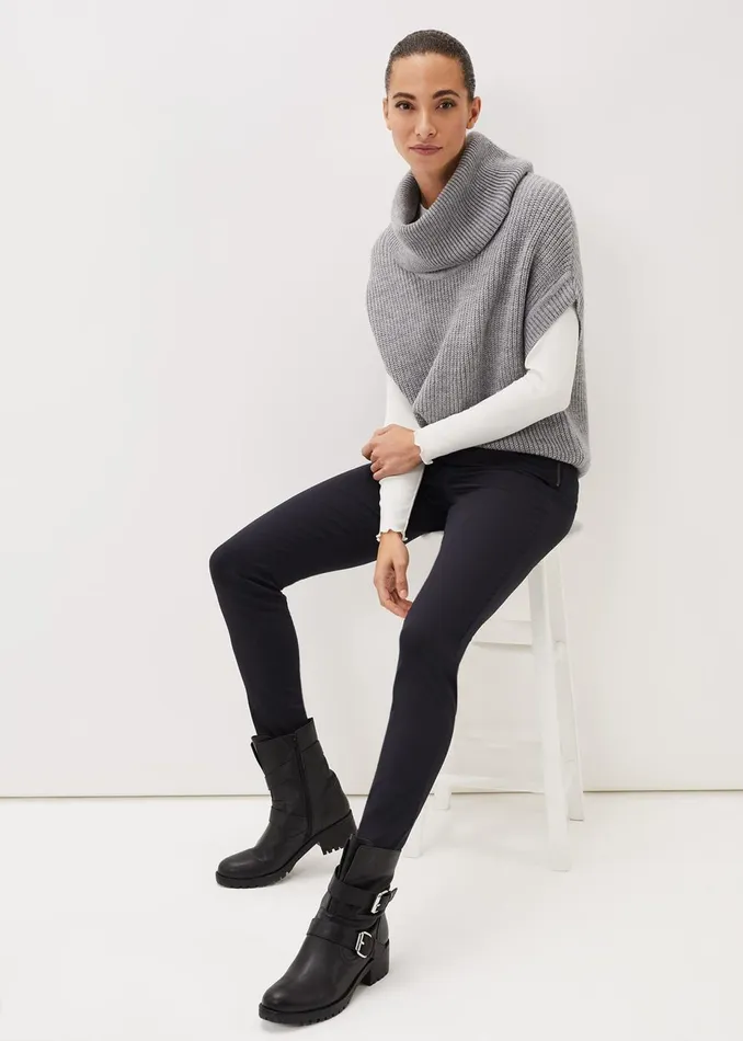 Women Phase Eight Trousers Amina Skinny Jeggings Charcoal