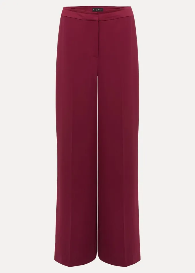 Women Phase Eight Trousers Elandra Tux Trouser Burgundy