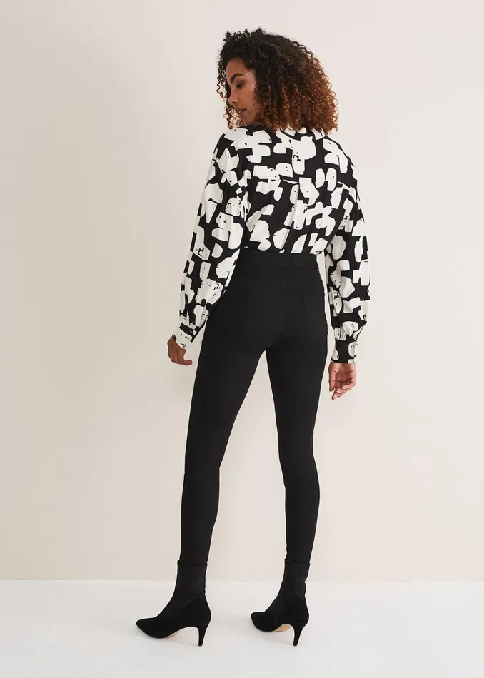 Women Phase Eight Trousers Eliza Jegging Black