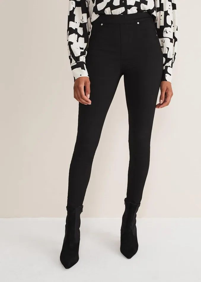 Women Phase Eight Trousers Eliza Jegging Black