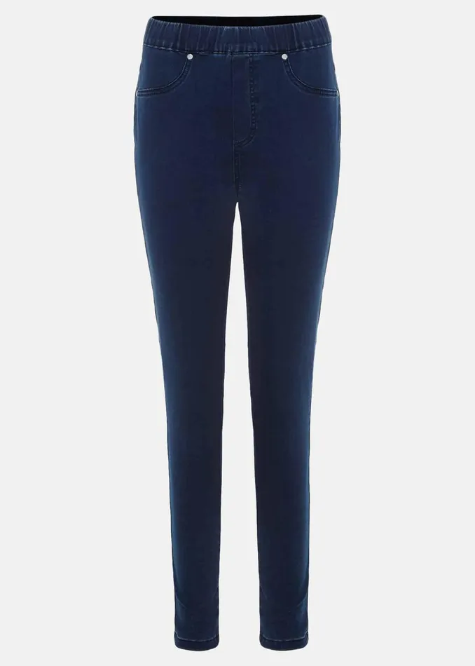Women Phase Eight Trousers Eliza Pull On Jegging Denim