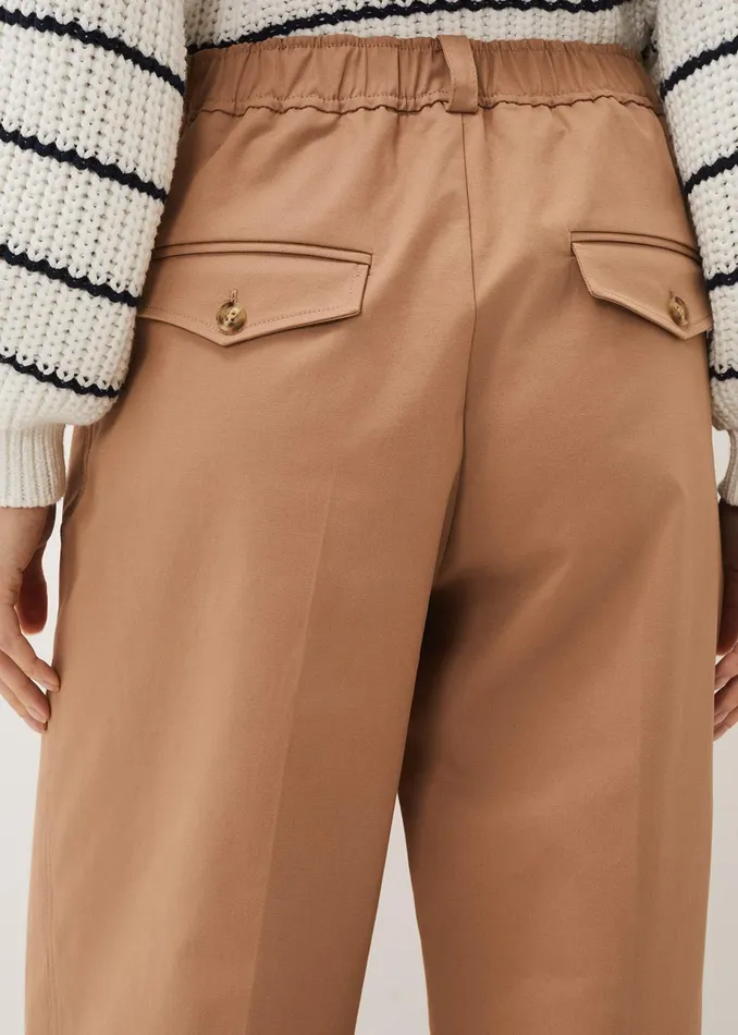 Women Phase Eight Trousers Faya Wide Leg Tailored Trouser Caramel