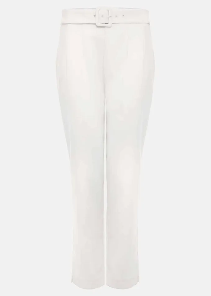 Women Phase Eight Trousers Gaia Neutral Tapered Tailored Trouser Neutral