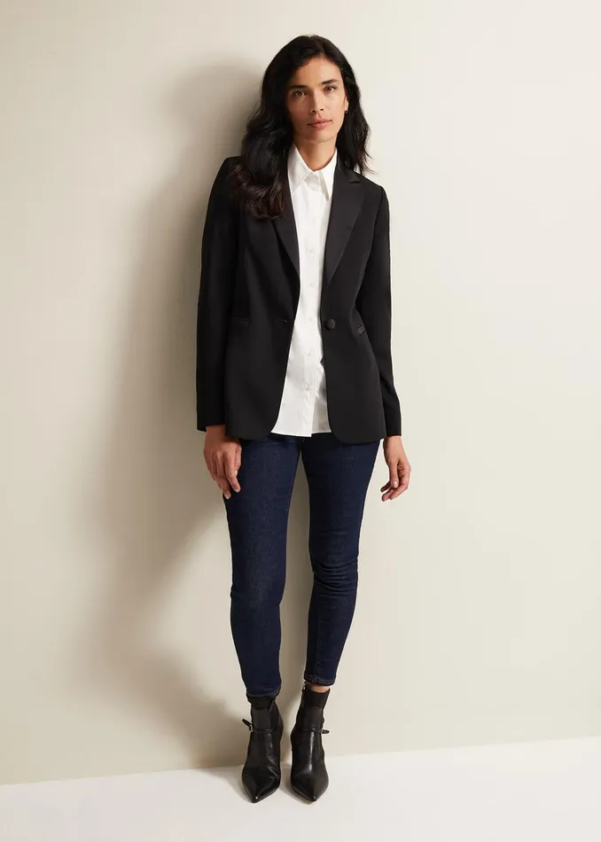 Women Phase Eight Trousers Jelena Super Comfort Skinny Jeans Indigo