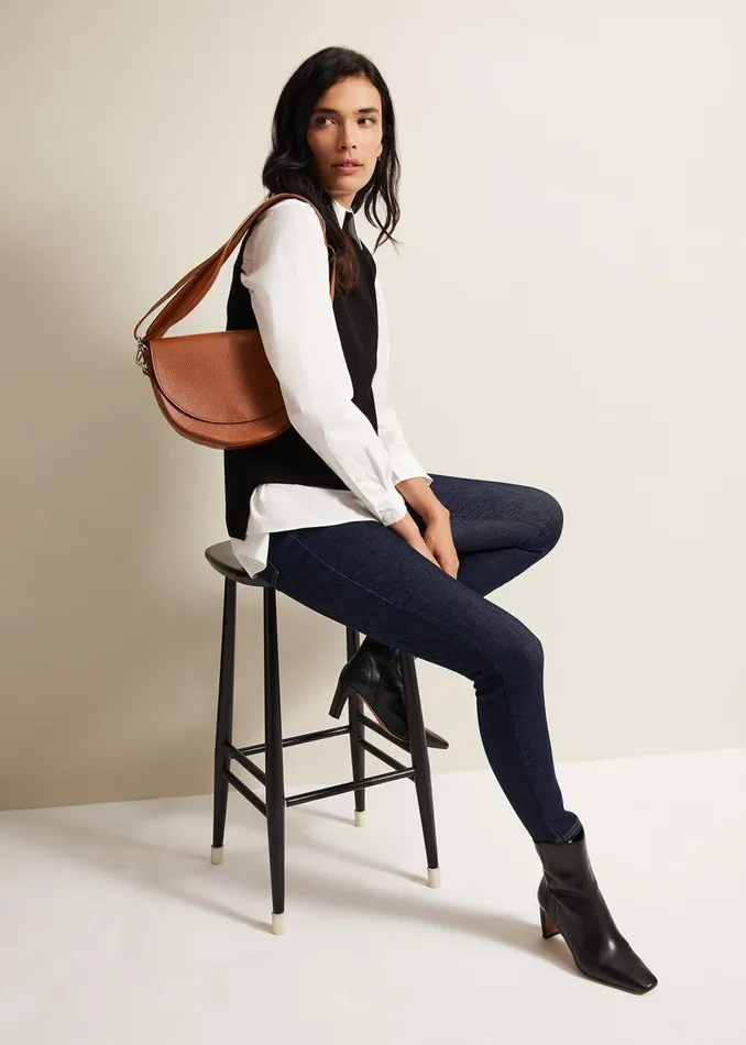 Women Phase Eight Trousers Jelena Super Comfort Skinny Jeans Indigo