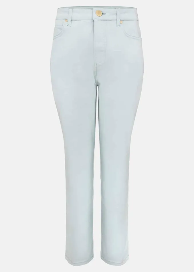 Women Phase Eight Trousers Lindsey Cropped Straight Leg Jean Blue