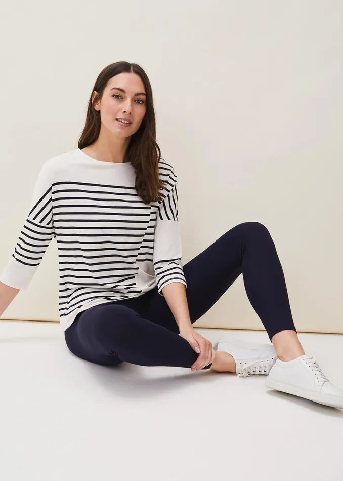 Women Phase Eight Trousers Lizzie Leggings Navy