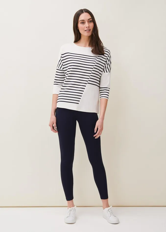 Women Phase Eight Trousers Lizzie Leggings Navy