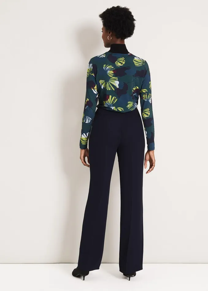 Women Phase Eight Trousers Margot City Suit Trousers Navy