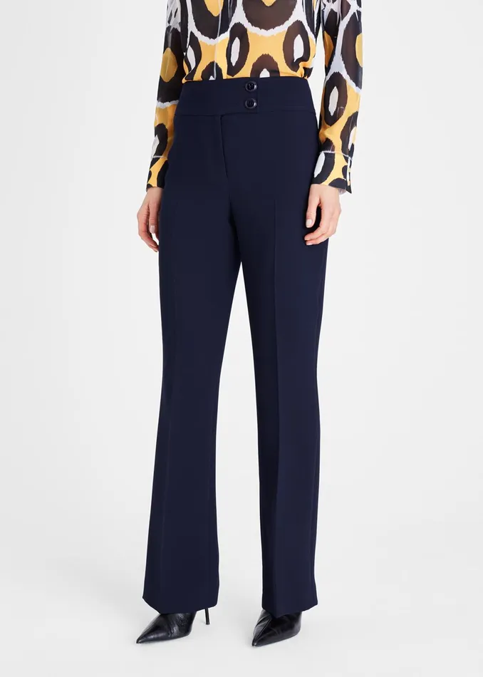 Women Phase Eight Trousers Nina City Suit Trousers Navy