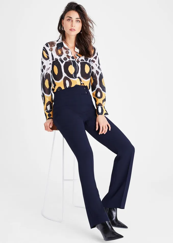 Women Phase Eight Trousers Nina City Suit Trousers Navy