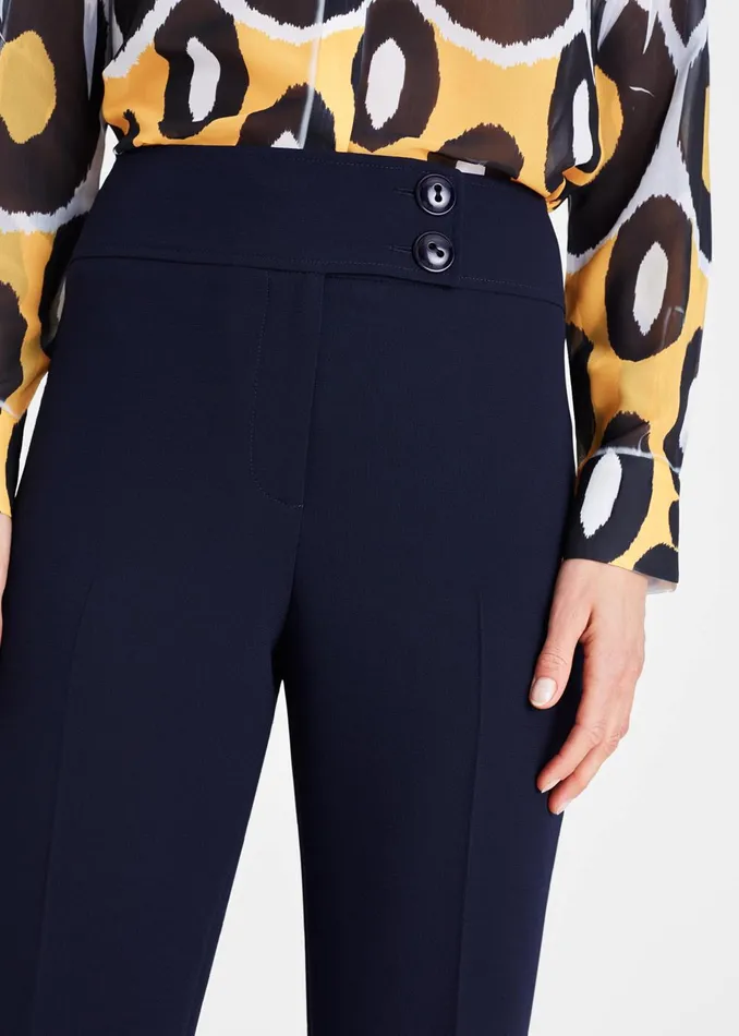Women Phase Eight Trousers Nina City Suit Trousers Navy