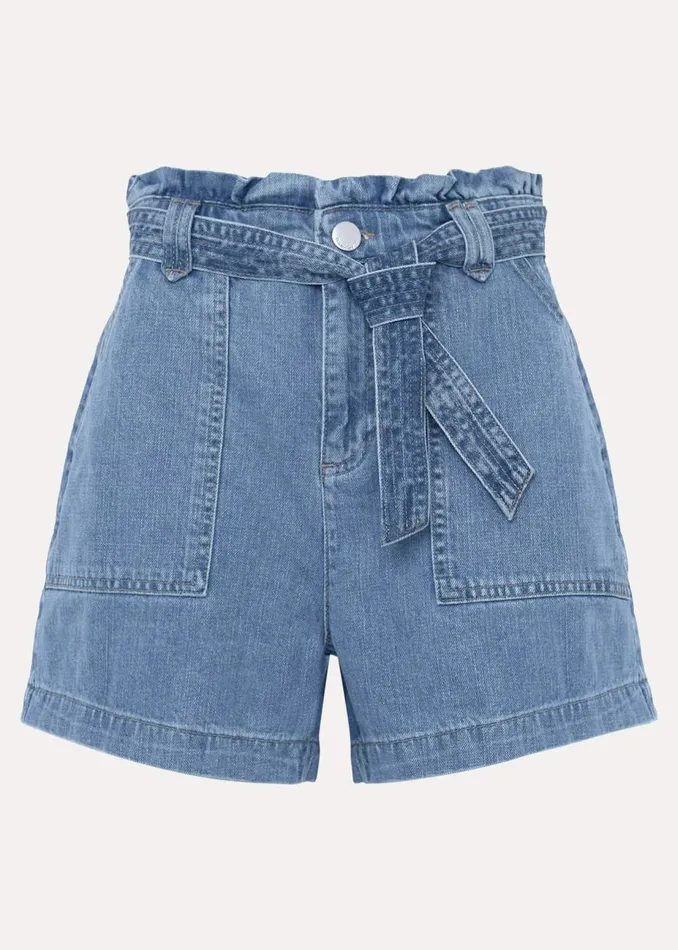 Women Phase Eight Trousers Pollie Denim Cargo Short Denim
