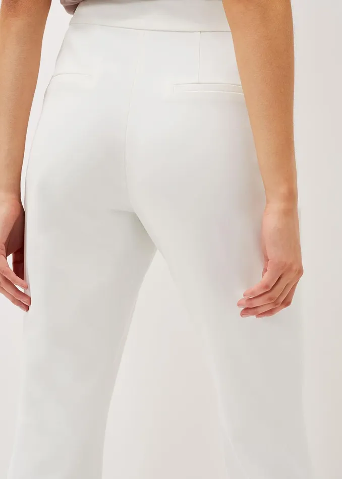 Women Phase Eight Trousers Solange Flared Suit Trousers Ivory