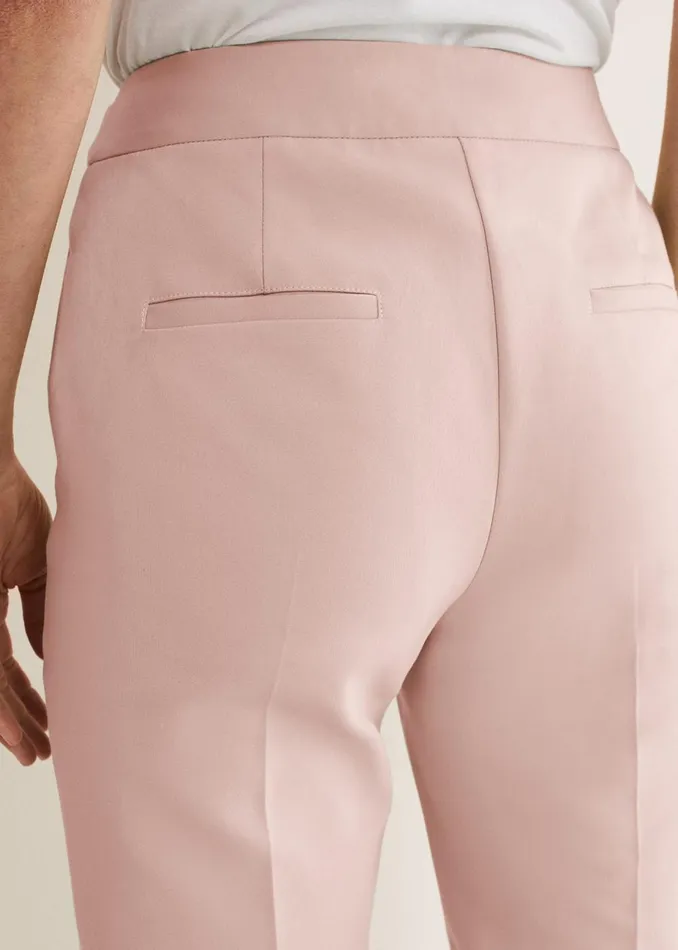Women Phase Eight Trousers Ulrica Straight Leg Trousers Pale Pink